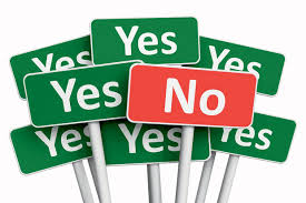 The power of no, in getting to yes in marketing your business