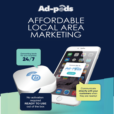 Adpods - Proximity marketing beacons